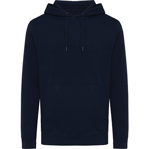 Iqoniq Rila Lightweight Hoodie Aus Recycelter Baumwolle , navy blau, 30% recycelte und 70% biologische Baumwolle, XXL, 78,00cm x 1,00cm (Länge x Höhe), Bild 1