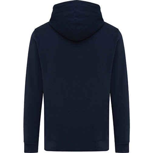 Iqoniq Rila Lightweight Hoodie Aus Recycelter Baumwolle , navy blau, 30% recycelte und 70% biologische Baumwolle, 4XL, 82,00cm x 1,00cm (Länge x Höhe), Bild 2