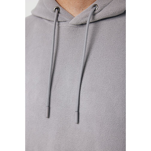 Iqoniq Trivor Mikrofleece-Kapuzenjacke Aus Recyc. Polyester , storm grey, 100% recyceltes Polyester, XXXL, 80,00cm x 2,50cm (Länge x Höhe), Bild 14