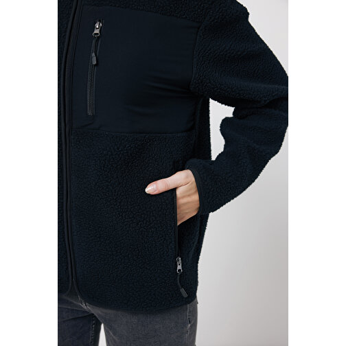 Iqoniq Diran Fleecejacke Aus Recyceltem Polyesterflor , schwarz, 100% recyceltes Polyester, XXXL, 81,00cm x 3,00cm (Länge x Höhe), Bild 16