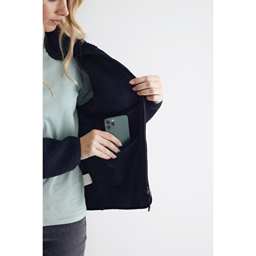 Iqoniq Diran Fleecejacke Aus Recyceltem Polyesterflor , schwarz, 100% recyceltes Polyester, XS, 65,00cm x 2,50cm (Länge x Höhe), Bild 17