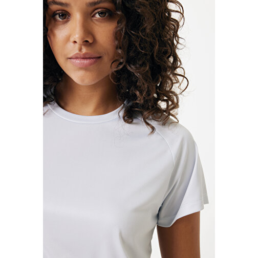 Iqoniq Tikal Sport Quick-Dry T-Shirt Aus Rec. Polyester , weiss, 100% recyceltes Polyester, XXL, 78,00cm x 0,50cm (Länge x Höhe), Bild 10