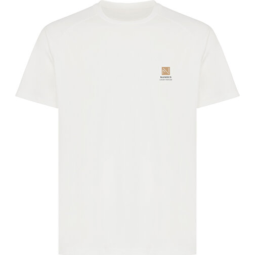 Iqoniq Tikal Sport Quick-Dry T-Shirt Aus Rec. Polyester , weiss, 100% recyceltes Polyester, XL, 76,00cm x 0,50cm (Länge x Höhe), Bild 13