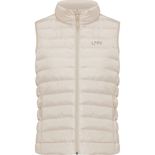 Iqoniq Meru Damen Bodywarmer Aus Recyceltem Polyester , beige, 100% recyceltes Polyester, XXXL, 68,00cm x 0,50cm (Länge x Höhe), Bild 12