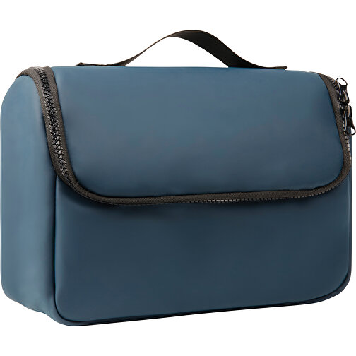 VINGA Baltimore Reise-Kosmetiktasche , navy blau, PU, 26,00cm x 17,00cm (Länge x Höhe), Bild 1