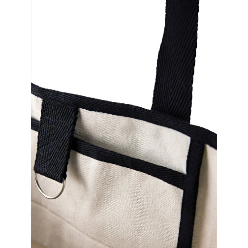 VINGA Volonne AWARE™ Strandtasche Aus Recyceltem Canvas , off white, Baumwolle - recycelt, 34,00cm x 21,00cm (Länge x Höhe), Bild 6