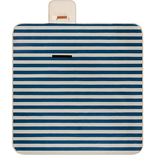 VINGA Alba GRS RPET Kleine Picknickdecke , navy blau, PET - recycelt, 110,00cm x 0,50cm (Länge x Höhe), Bild 2