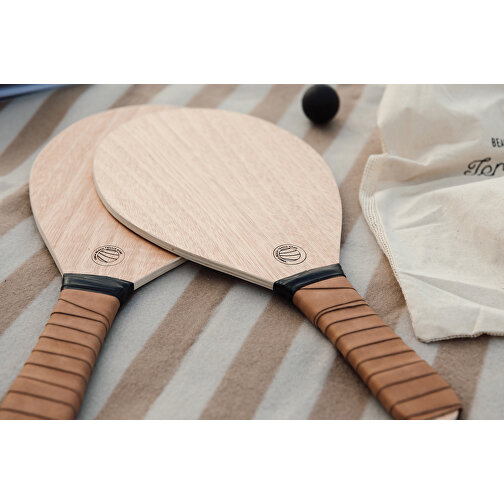 Vinga Colos Beach-Tennis-Spiel , braun, Holz, 50,00cm x 2,00cm (Länge x Höhe), Bild 6