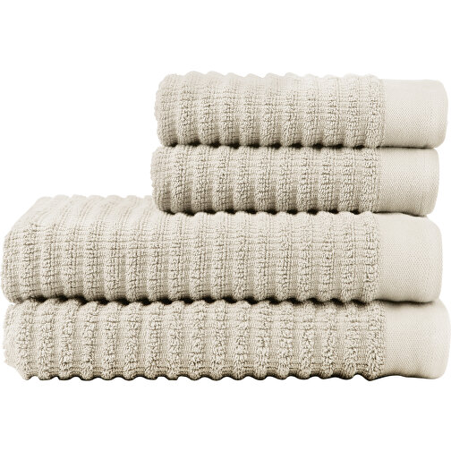 VINGA Landro 500gr/m² Handtuch, 4er Set , off white, Baumwolle, 140,00cm x 0,50cm (Länge x Höhe), Bild 1