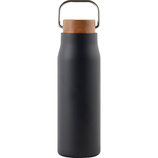 VINGA Ciro RCS Recycelte Vakuumflasche 300ml , schwarz, Rostfreier Stahl - recycelt, 18,60cm (Höhe), Bild 1