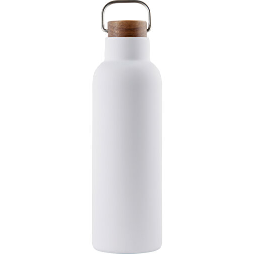 VINGA Ciro RCS Recycelte Vakuumflasche 800ml , weiß, Rostfreier Stahl - recycelt, 25,80cm (Höhe), Bild 1