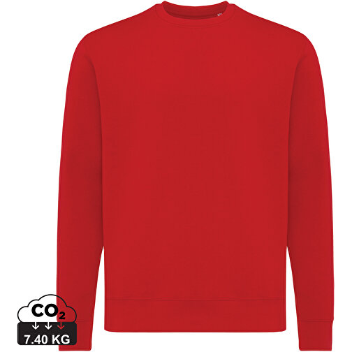 Iqoniq Etosha Lightweight Sweater Aus Recycelter Baumwolle, Rot , rot, 30% recycelte und 70% biologische Baumwolle, S, , Bild 1