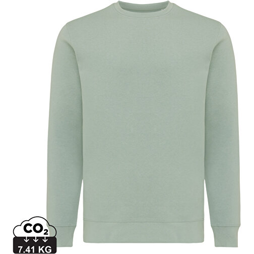 Iqoniq Etosha Lightweight Sweater lavet af genanvendt bomuld, Iceberg green, Billede 1