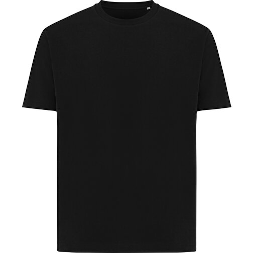 Iqoniq Teide T-Shirt Aus Recycelter Baumwolle, Schwarz , schwarz, 50% recycelte und 50% biologische Baumwolle, XXXL, , Bild 2