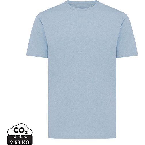 Iqoniq Sierra Lightweight T-Shirt Aus Recycelter Baumwolle, Light Heather Blue , light heather blue, 30% recycelte und 70% biologische Baumwolle, XXL, , Bild 1