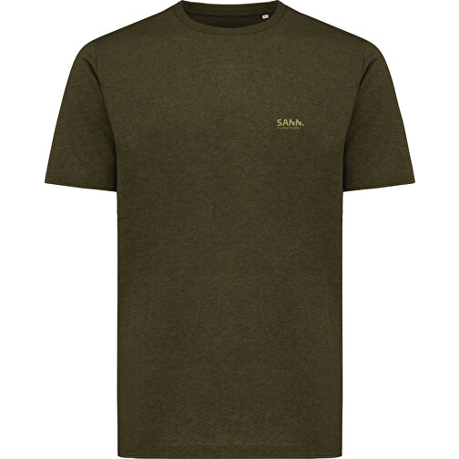 Iqoniq Sierra Lättvikts-T-shirt i återvunnen bomull, khaki, Bild 4