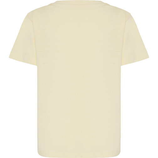 T-shirt Iqoniq Koli Kids in cotone riciclato, giallo crema, Immagine 3