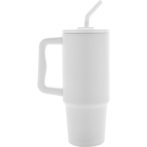 Embrace Deluxe Becher Aus RCS Recyceltem Edelstahl 900ml, Weiss , weiss, Rostfreier Stahl - recycelt,PP, 23,50cm (Höhe), Bild 4