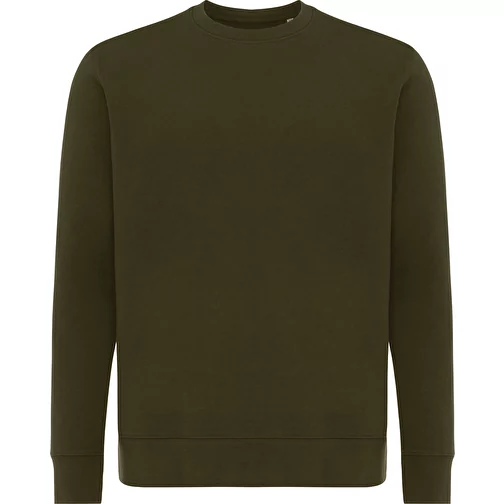 Iqoniq Etosha Lightweight Sweater en coton recyclé, kaki, Image 2