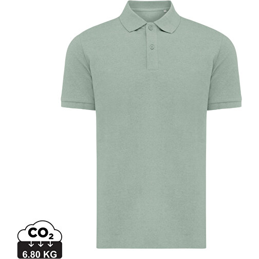 Iqoniq Yosemite Piqué-Poloshirt Aus Recycelter Baumwolle, Iceberg Green , Iceberg green, 50% recycelte und 50% biologische Baumwolle, S, , Bild 1