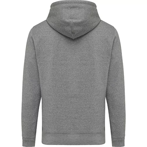 Sweat à capuche Iqoniq Rila Lightweight en coton recyclé, non teint anthracite clair, Image 3