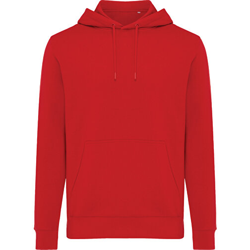 Iqoniq Rila Lightweight Hoodie Aus Recycelter Baumwolle, Rot , rot, 30% recycelte und 70% biologische Baumwolle, XXL, , Bild 2