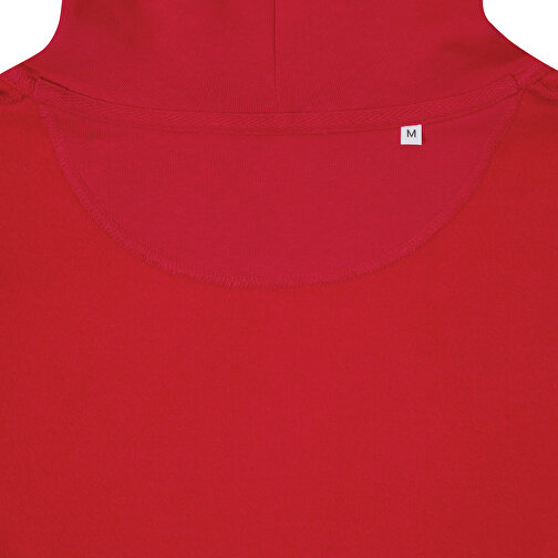 Iqoniq Rila Lightweight Hoodie Aus Recycelter Baumwolle, Rot , rot, 30% recycelte und 70% biologische Baumwolle, S, , Bild 4