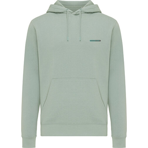 Iqoniq Rila Lightweight Hoodie tillverkad av återvunnen bomull, Isbergsgrön, Bild 5