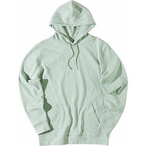 Iqoniq Rila Lightweight Hoodie Aus Recycelter Baumwolle, Iceberg Green , Iceberg green, 30% recycelte und 70% biologische Baumwolle, S, , Bild 4