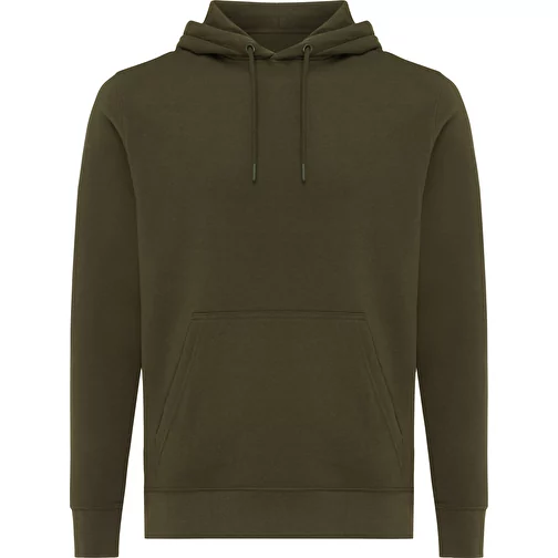 Iqoniq Rila Lightweight Hoodie en coton recyclé, kaki, Image 2