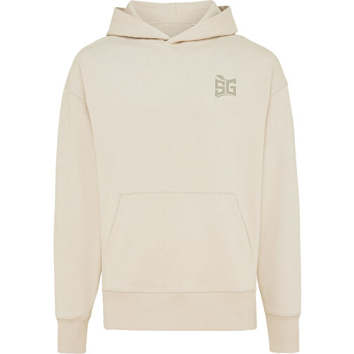 Iqoniq Yoho Relax-Hoodie Aus Recycelter Baumwolle, Natural Raw , natural raw, 50% recycelte und 50% biologische Baumwolle, XXS, , Bild 4