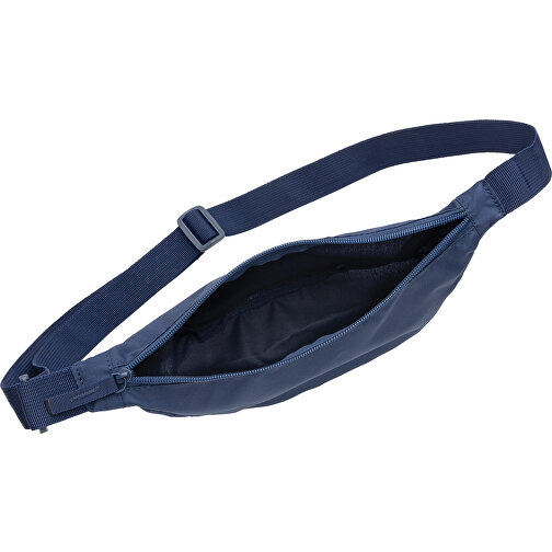 Crescent AWARE™ RPET Half-Moon Sling Tasche, Navy Blau , navy blau, PET - recycelt, 33,00cm x 15,00cm x 8,50cm (Länge x Höhe x Breite), Bild 4