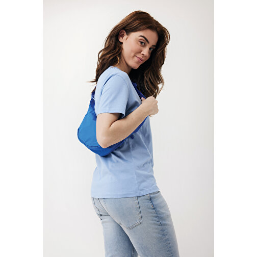 Bolsa bandolera Crescent AWARET RPET Half-Moon, azul real, Imagen 7