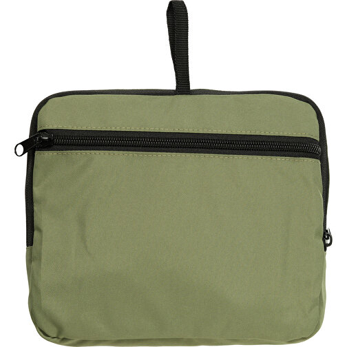 Dillon AWARE™ RPET Faltbarer Klassischer Rucksack, Grün , grün, PET - recycelt, 32,50cm x 44,00cm x 11,00cm (Länge x Höhe x Breite), Bild 7