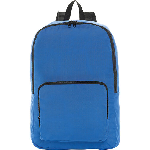 Dillon AWARE™ RPET Faltbarer Klassischer Rucksack, Königsblau , königsblau, PET - recycelt, 32,50cm x 44,00cm x 11,00cm (Länge x Höhe x Breite), Bild 2