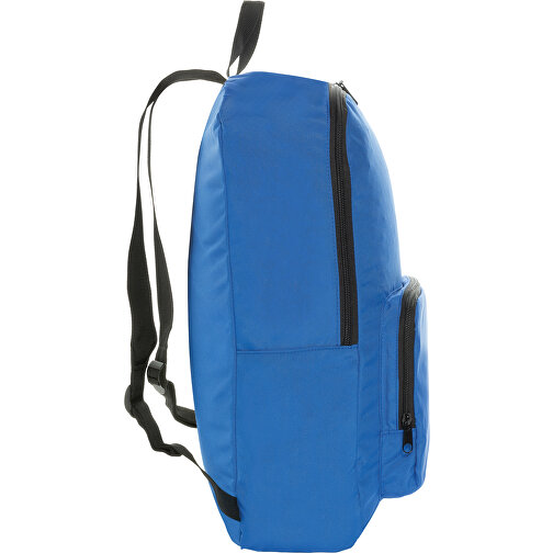 Dillon AWARE™ RPET Faltbarer Klassischer Rucksack, Königsblau , königsblau, PET - recycelt, 32,50cm x 44,00cm x 11,00cm (Länge x Höhe x Breite), Bild 3