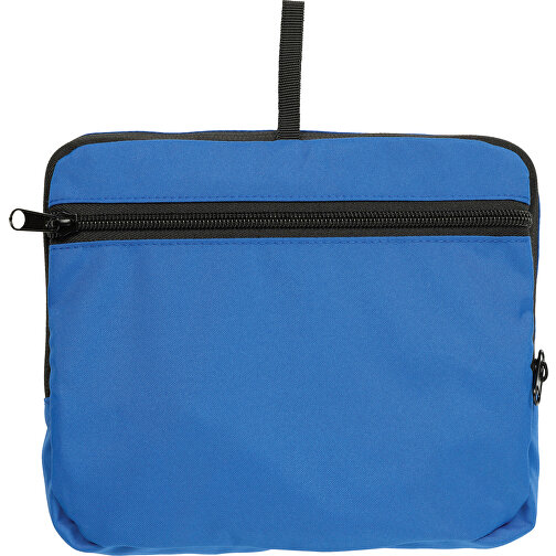 Dillon AWARE™ RPET Faltbarer Klassischer Rucksack, Königsblau , königsblau, PET - recycelt, 32,50cm x 44,00cm x 11,00cm (Länge x Höhe x Breite), Bild 7