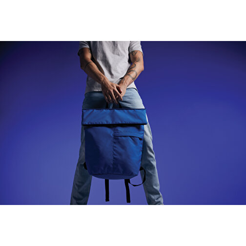 Mochila ligera plegable Dillon AWARET RPET, azul real, Imagen 10