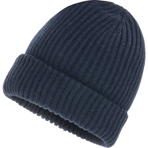 Gorro de punto doble Impact AWARET Polylana®, azul marino, Imagen 1