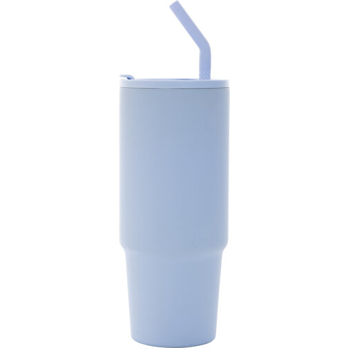 Embrace Deluxe Becher Aus RCS Recyceltem Edelstahl 900ml, Hellblau , hellblau, Rostfreier Stahl - recycelt,PP, 14,70cm x 23,50cm (Länge x Höhe), Bild 3