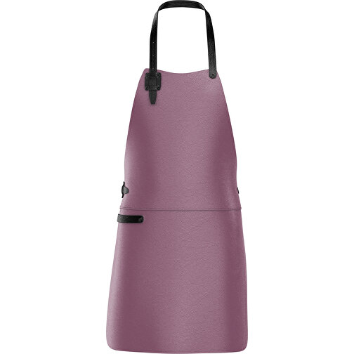 Leder Grillschürze ColourDuo , fuchsia / schwarz, Donato Rindleder, 78,00cm x 60,00cm (Länge x Breite), Bild 1