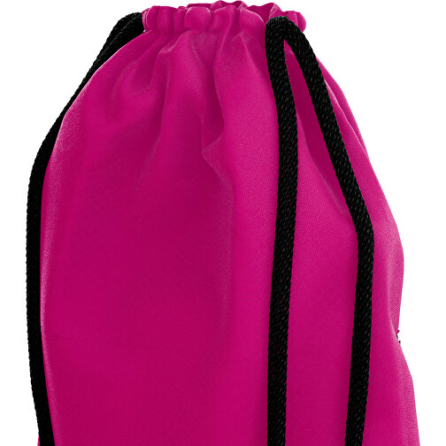 Premium Sportbeutel ColourPrime , pink / schwarz, Sublimation-fabric 200g - Polyester (PU), 33,00cm x 45,00cm (Höhe x Breite), Bild 3