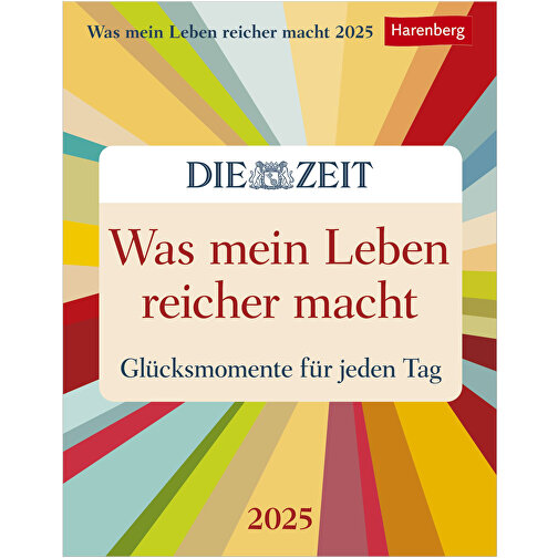 Was Mein Leben Reicher Macht Tagesabreisskalender , Papier, 12,50cm x 16,00cm (Länge x Breite), Bild 1