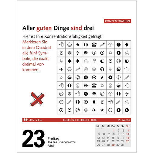 Meyers Grips-Gymnastik Tagesabreißkalender , Papier, 11,00cm x 14,00cm (Länge x Breite), Bild 10