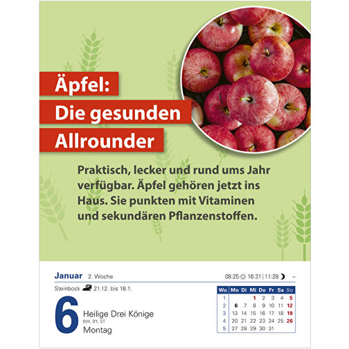 Die Ernährungs-Docs - Gesund Durch Das Jahr Tagesabreißkalender , Papier, 12,50cm x 16,00cm (Länge x Breite), Bild 10