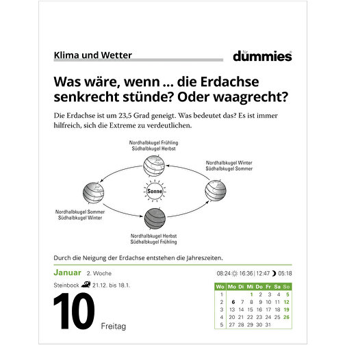 Die Welt Erklärt Für Dummies Tagesabreißkalender , Papier, 12,50cm x 16,00cm (Länge x Breite), Bild 10