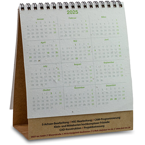 Calendrier de bureau en papier ensemencé - carotte, Image 4