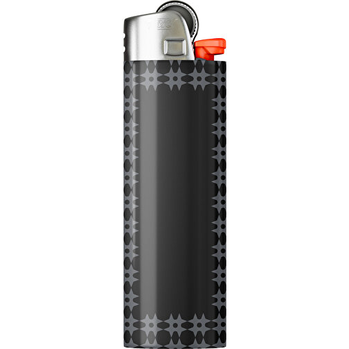 BIC® J26 Digital Wrap Feuerzeug , BiC, schwarz / dunkelgrau, Delrin®, Stahl, 2,50cm x 1,50cm x 8,20cm (Länge x Höhe x Breite), Bild 1