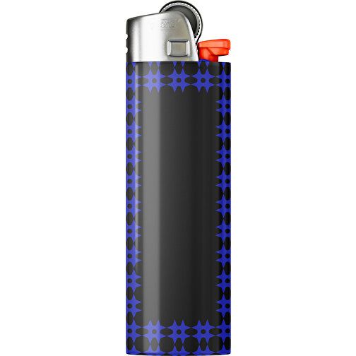 BIC® J26 Digital Wrap Feuerzeug , BiC, schwarz / blau, Delrin®, Stahl, 2,50cm x 1,50cm x 8,20cm (Länge x Höhe x Breite), Bild 1