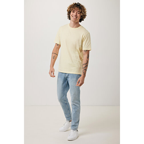 Iqoniq Brett T-Shirt Aus Recycelter Baumwolle, Cream Yellow , cream yellow, 30% recycelte und 70% biologische Baumwolle, XXXL, 79,00cm x 0,50cm x 64,00cm (Länge x Höhe x Breite), Bild 5